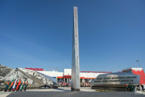 Подсветку стелы «Казань — город трудовой доблести» обещают восстановить до 1 мая
