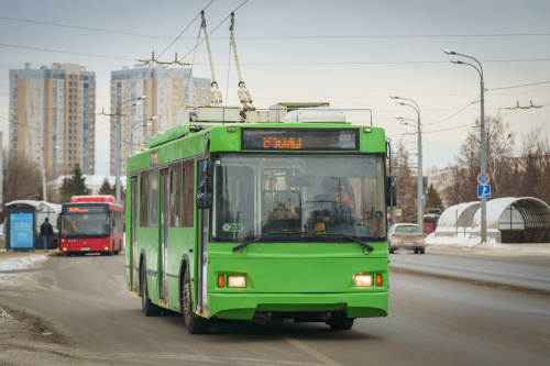 В Казани временно изменен маршрут троллейбуса №7