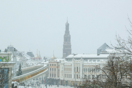 В Татарстане ожидается небольшой снег и до −16 градусов