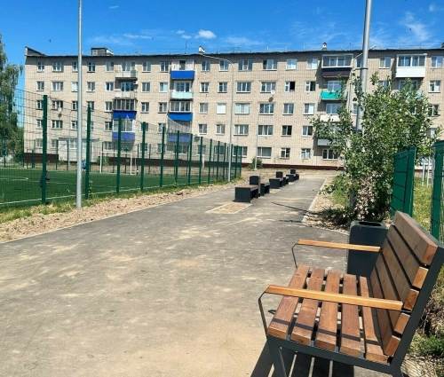 В Менделеевском районе обновят девять дворов за 137 млн рублей