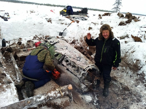 Татарстанские поисковики обнаружили фрагменты самолета Пе-3 в Мурманской области