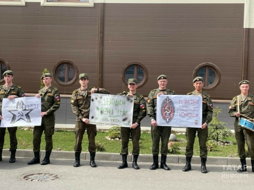 В Казанском танковом училище прошел марш-бросок в честь годовщины образования «Смерш»