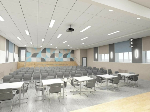 В Нижнекамском педколледже идет ремонт, там переформатируют пространство — эскизы