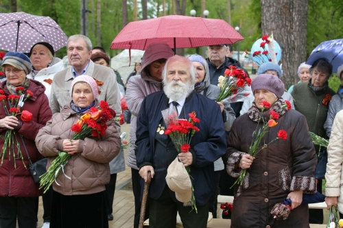 В Дербышках прошел митинг в честь годовщины победы в Великой Отечественной войне