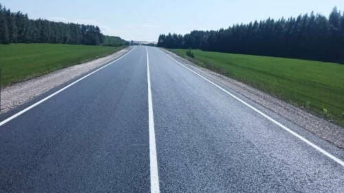 В Кукморском районе РТ по нацпроекту отремонтировали дорогу «Мамадыш – Кукмор»