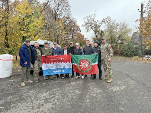Гуманитарная помощь из Новошешминска дошла до бойцов СВО
