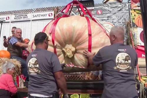 Инженер из США получил 20 тыс. долларов за тыкву весом 1 064 кг