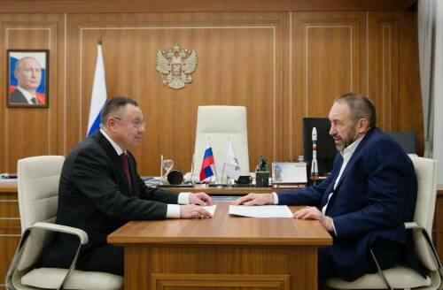 Файзуллин и Песошин обсудили восстановление ЛНР и развитие инфраструктуры Татарстана
