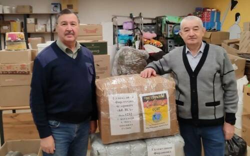 Актанышские ветераны передали бойцам СВО противодронные пончо-плащи