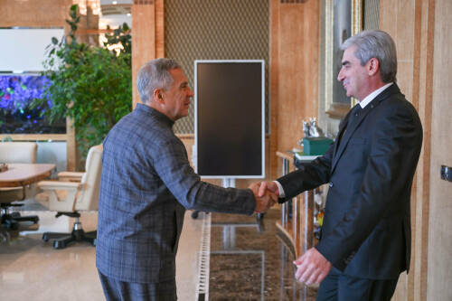 Раис Татарстана провел встречу с руководителем Ростехнадзора Александром Трембицким