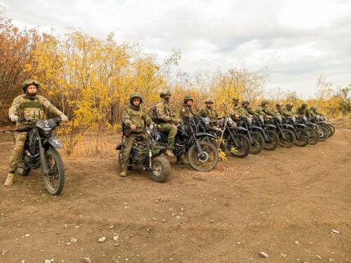 В зону СВО из Татарстана доставлены 40 мотоциклов эндуро