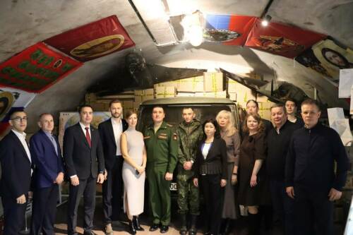 Капитан Егор Горячев посетил музей СВО вместе с сотрудниками Госкомитета РТ по тарифам