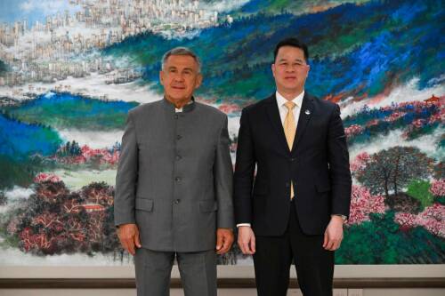 Рустам Минниханов встретился с вице-мэром Шэньчжэня