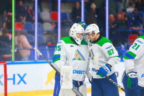 «Салават Юлаев» обыграл «Барыс» благодаря дублям Броссо и Ремпала, отыгравшись с 1:3