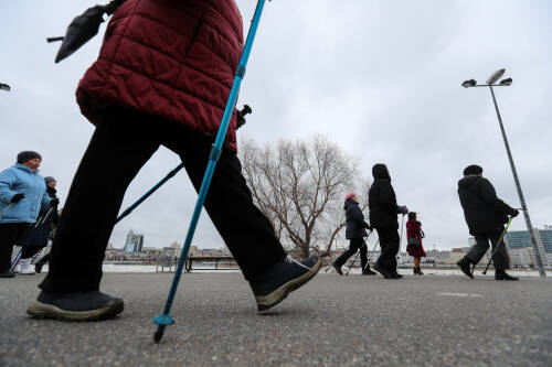 Новый клуб северной ходьбы для всех возрастов открыли в Кукморе