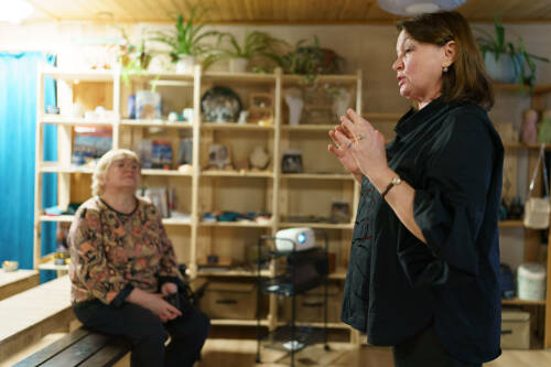 Фанзиля Завгарова на «Печән базары» рассказала о традиционных зимних играх татар