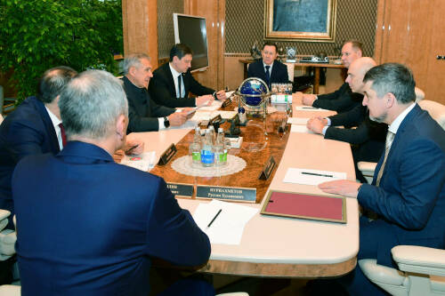 Рустам Минниханов встретился с министром финансов Российской Федерации