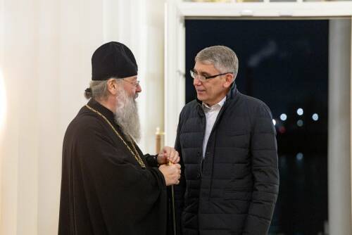 Губернатор Тульской области и митрополит Кирилл осмотрели храм-памятник на Казанке