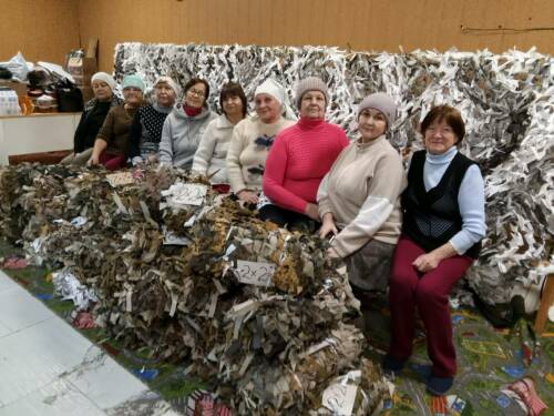 «Кудашево за Победу»: в Бугульминском районе сплели 500 масксетей для бойцов СВО