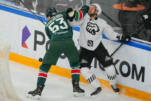 «Ак Барс» победил «Трактор» на домашнем льду в матче регулярного чемпионата КХЛ со счетом 3:2. Детали матча – в материале «ТИ-Спорта».