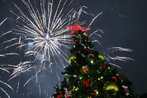 В Нижнекамске подготовили две спецплощадки для запуска фейерверков