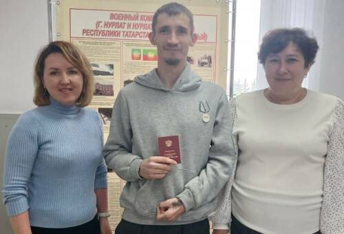 Ветеран СВО из Нурлата получил медаль «За отвагу»