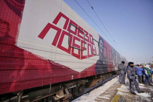 «Поезд Победы» в Казани уже посетили более 2,8 тыс. человек