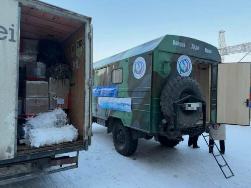 Менделеевск отправил мобильную баню и более ста подарочных наборов бойцам СВО