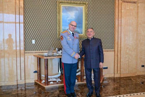 Минниханов встретился с замдиректора Росгвардии Олегом Плохим