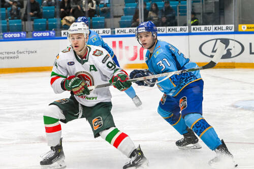 «Барыс» перед матчем с «Ак Барсом» тренировался с баллонами