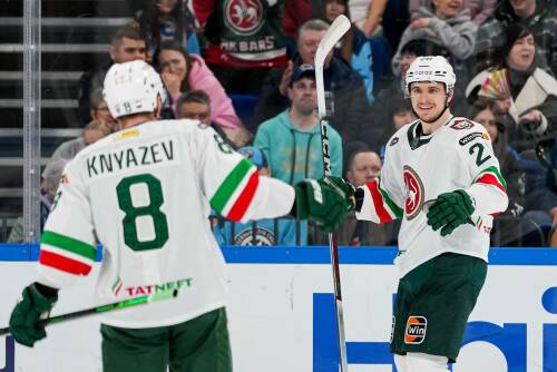 Степан Терехов и Ярослав Озолин стали лучшими в последнюю неделю регулярки КХЛ