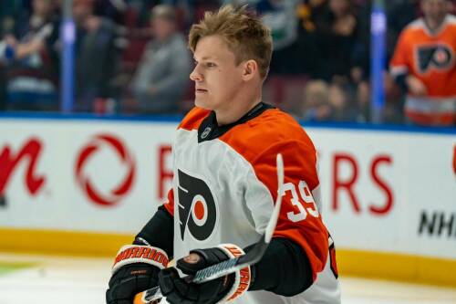 Матвей Мичков вошел в тройку звезд игрового дня в НХЛ