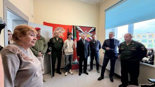 Юнармейскому отряду в Усадах присвоили имя Героя России Алексея Копунова