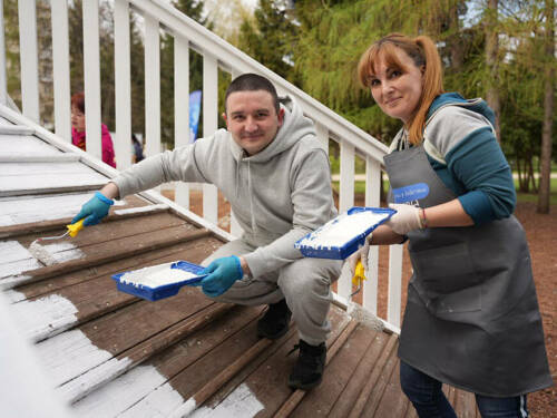 Сотрудники мэрии Казани благоустроили городские пространства в честь Дня МСУ