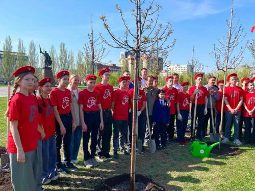 В Казани высадили 80 яблонь в честь 80-летия Победы в Великой Отечественной войне.