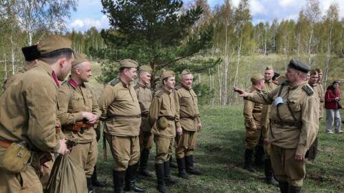 В Чебаксе Советского района Казани провели первую военно-историческую реконструкцию
