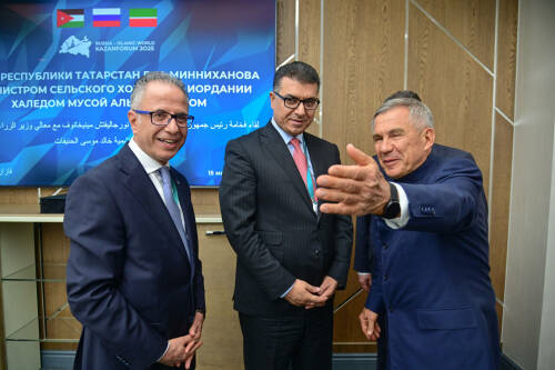 Минниханов и глава Минсельхоза Иордании высказали интерес к расширению торговли