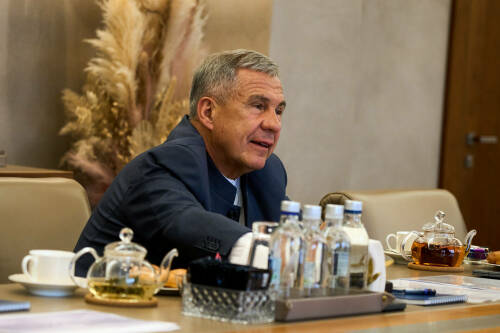 Рустам Минниханов обсудил с главой Газпромбанка совместные проекты в Татарстане