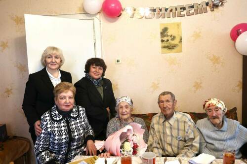 В Альметьевске участница Великой Отечественной войны Миниса Сабирова отметила 100-летие