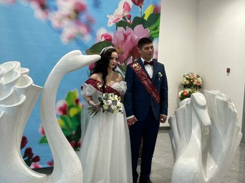 «Теперь не отпущу»: боец из Челнов с позывным Мигель женился во время отпуска