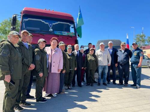 Из Мамадыша в зону СВО отправили 23 тонны гуманитарного конвоя