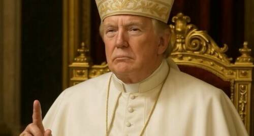 Дональд Трамп опубликовал изображение себя в образе Папы Римского