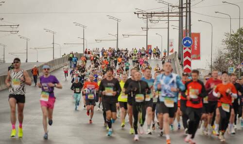 Казанский марафон запечатлели с крыши здания «Татмедиа» – видео