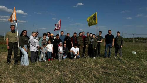 В Верхнем Услоне заложили аллею в честь Великой Победы