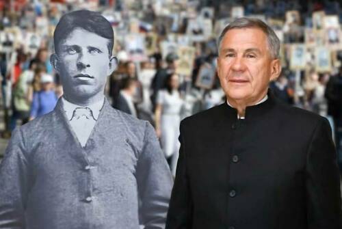 Минниханов с помощью ИИ «обнял» своего дядю – участника войны