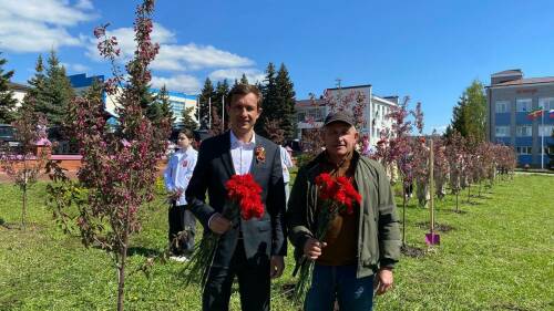 В Лаишево заложили Аллею Славы связистам в честь 80-летия Победы