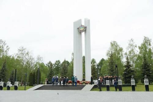 В Нижнекамске нефтехимики организовали тематическую площадку на праздновании Дня Победы