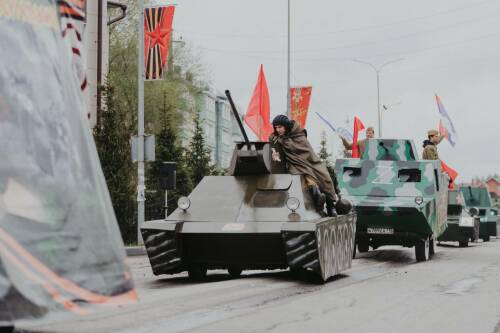 От боевых машин до шествия детей: в Высокогорском районе масштабно отметили День Победы