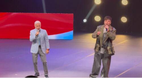 Элвин Грей и Олег Газманов спели вместе на финале конкурса «Родники.Дети»