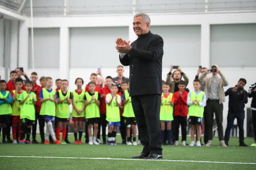 Рустам Минниханов: «Центр футбола «Рубина» будет отвечать всем международным требованиям»